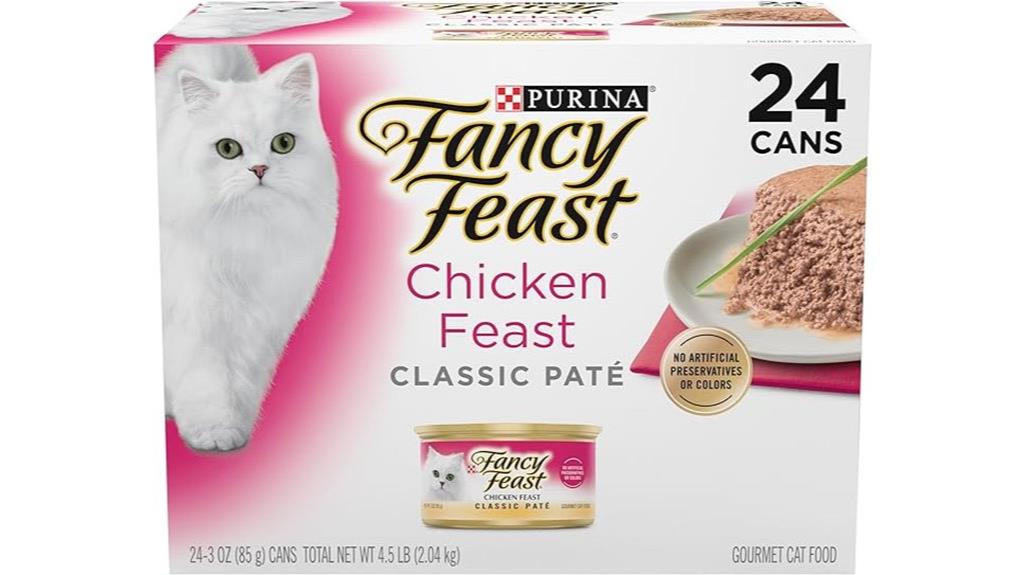 gourmet chicken cat food