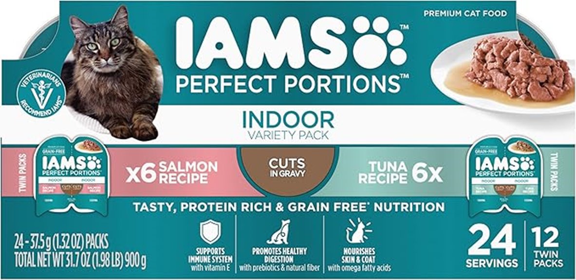 grain free cat food variety