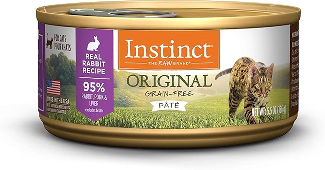 grain free rabbit cat food