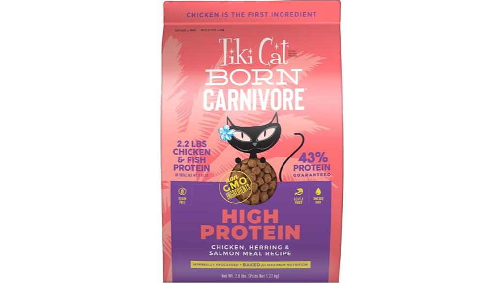 high protein cat food