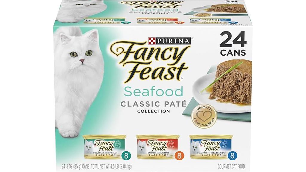 seafood cat food variety