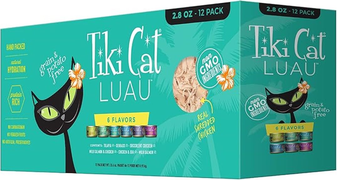 tiki cat luau pack