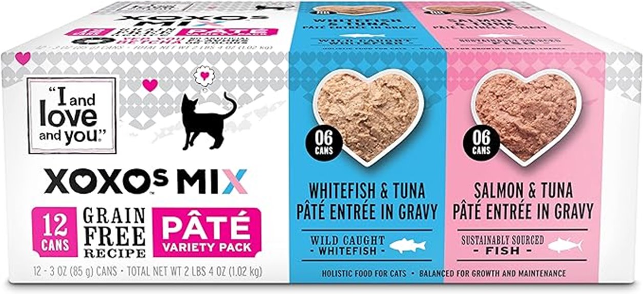 wet cat food variety