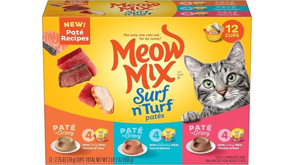 wet cat food variety