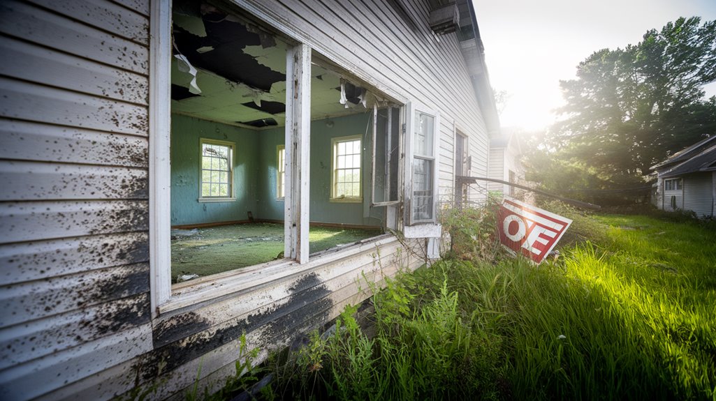 options for water damaged house sales