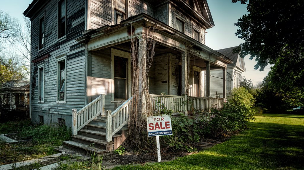vacant house maintenance and sale strategy