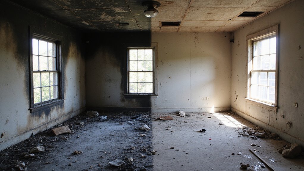 selling fire damaged property as is