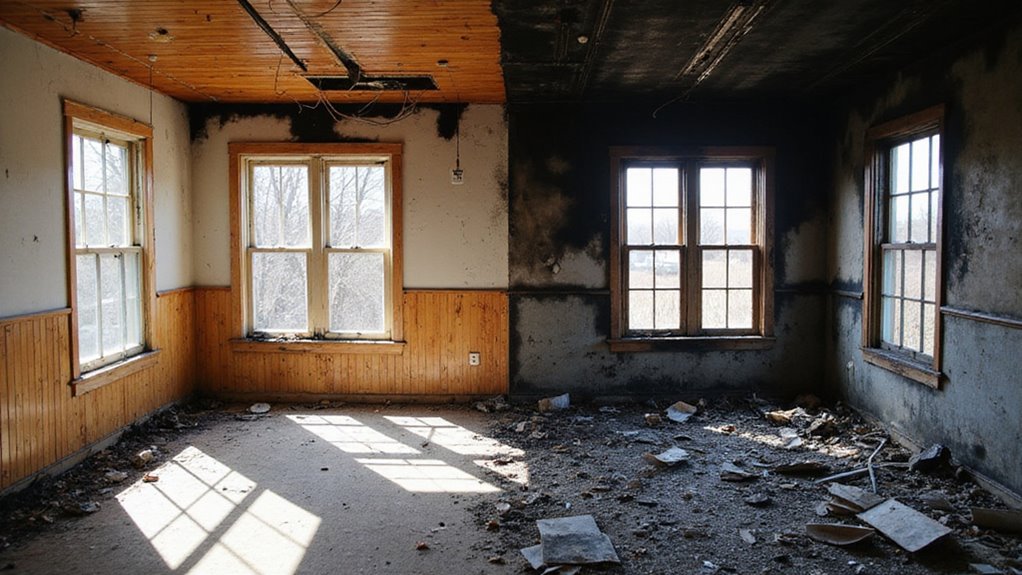 selling fire damaged property as is