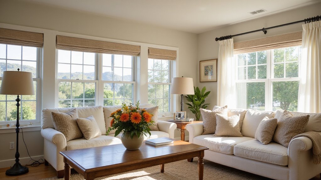 brighten and warm spaces
