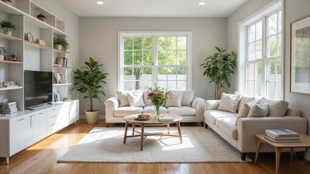 clear neutral organized presentation