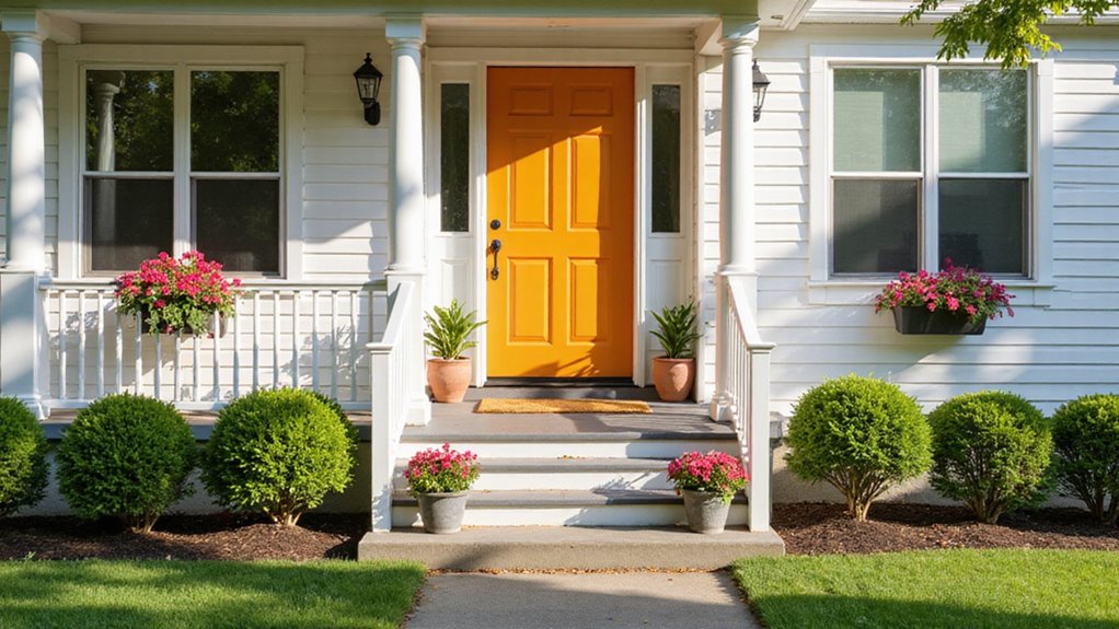 enhance landscaping and entryway