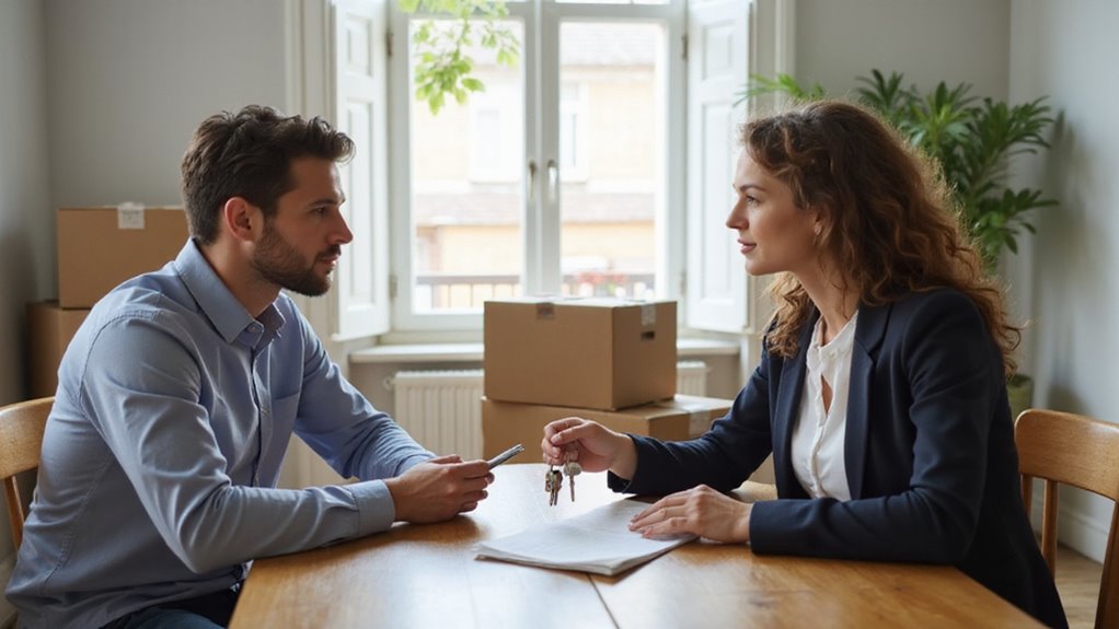 notify tenants of sale