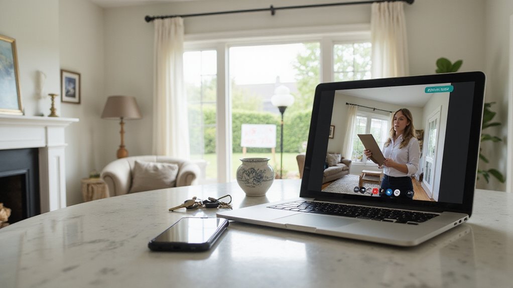 remote showings and staging