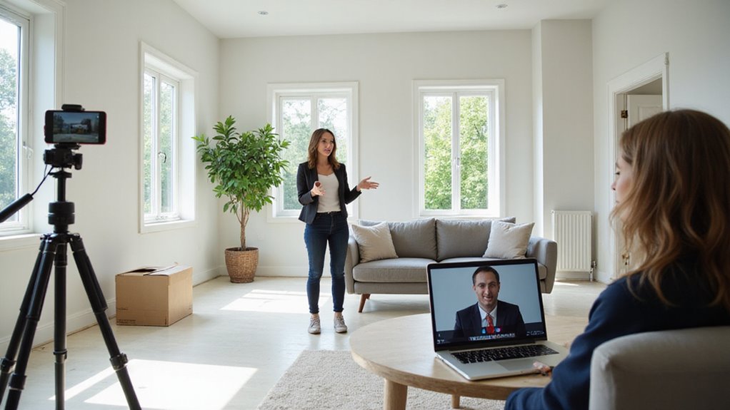 remote showings and staging