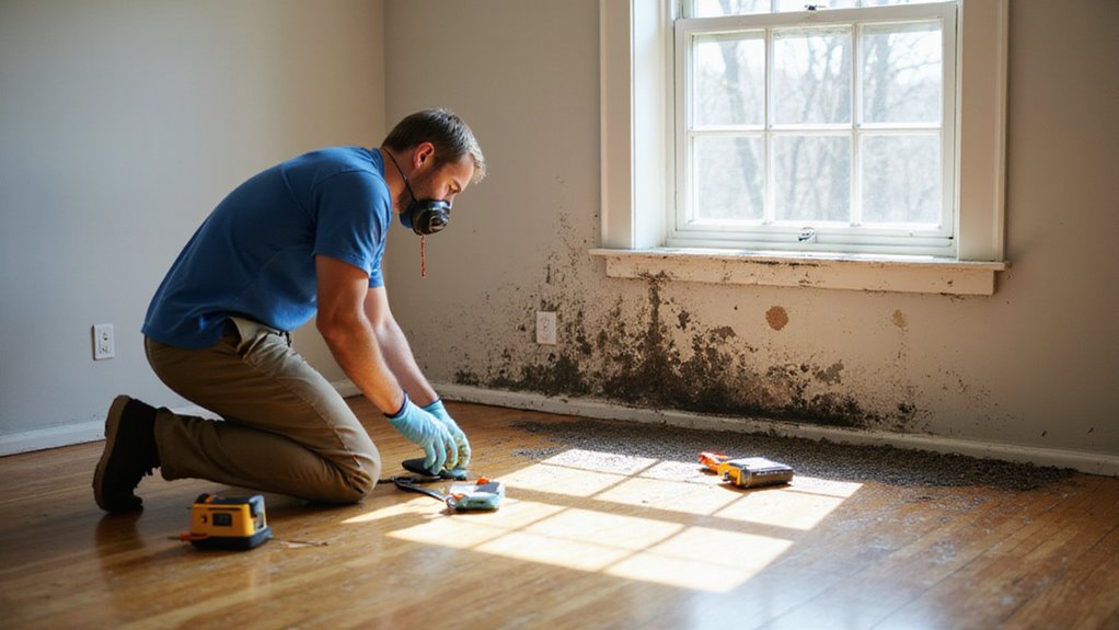 assess mold severity before sale