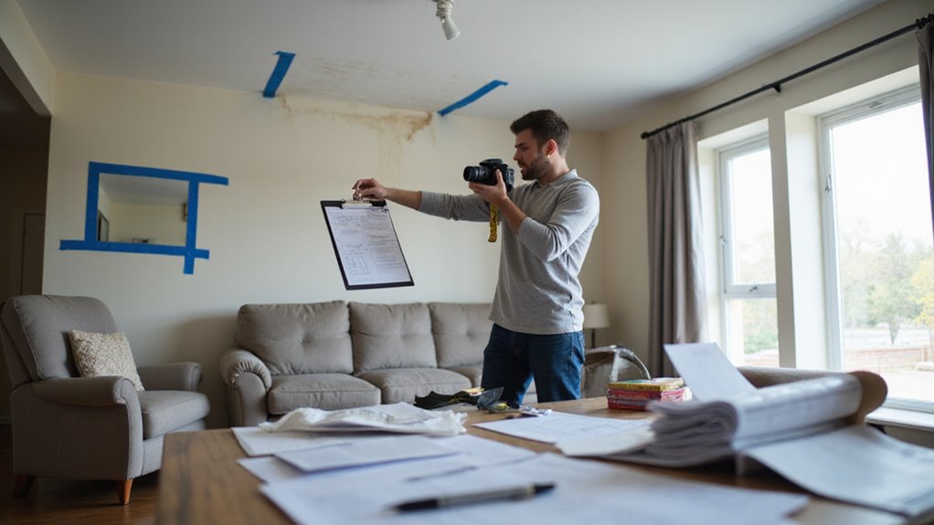 document water damage thoroughly