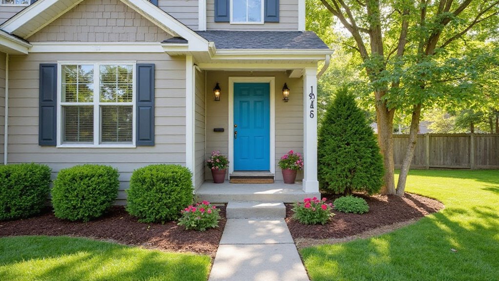 enhance curb appeal outdoors