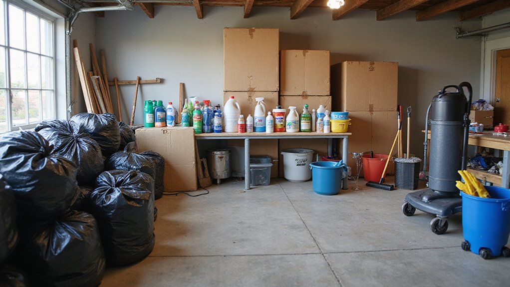 essential cleaning supplies and tools