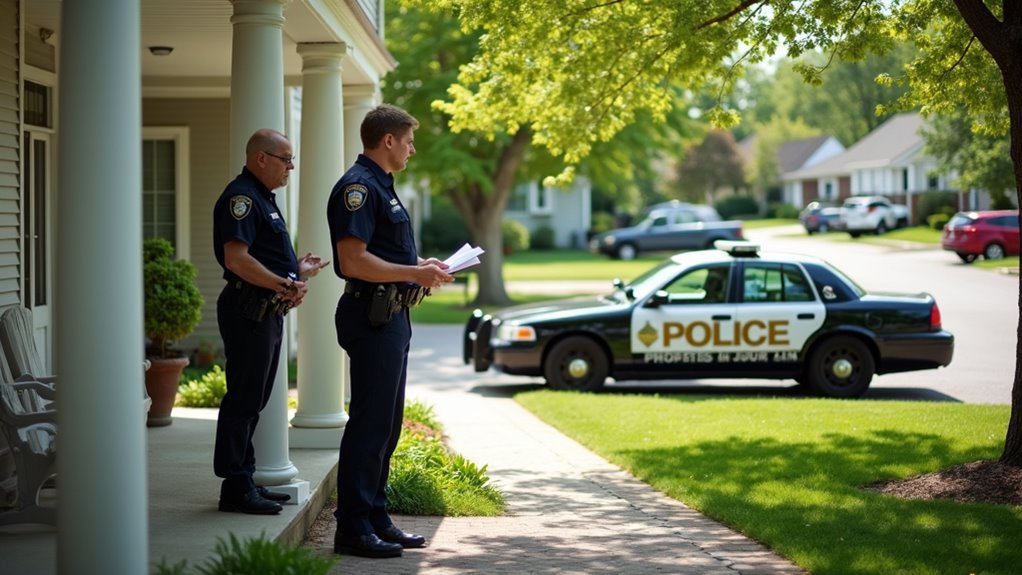 notify police of vacancy