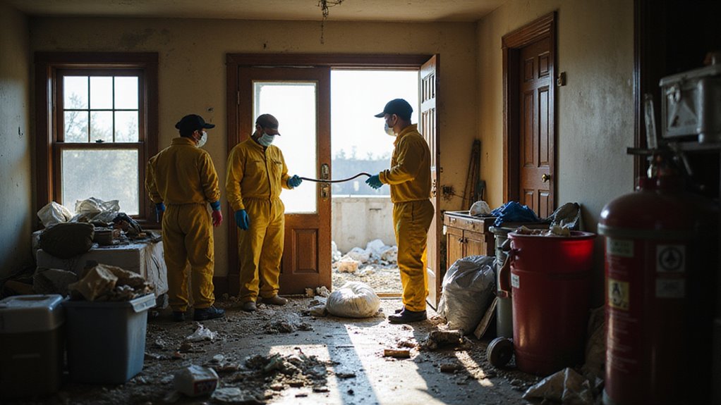 prioritize safety during cleanup