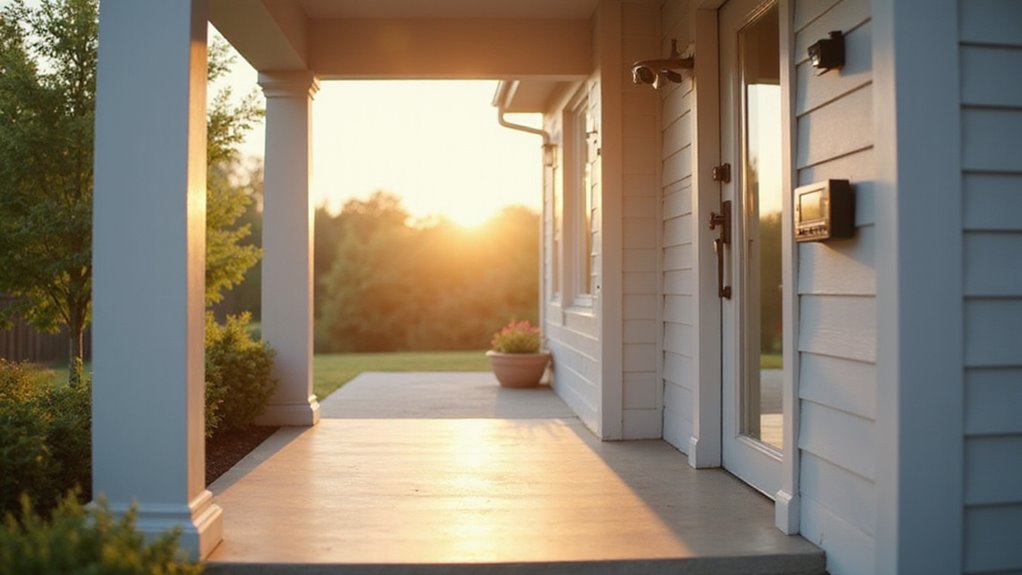 secure property with surveillance