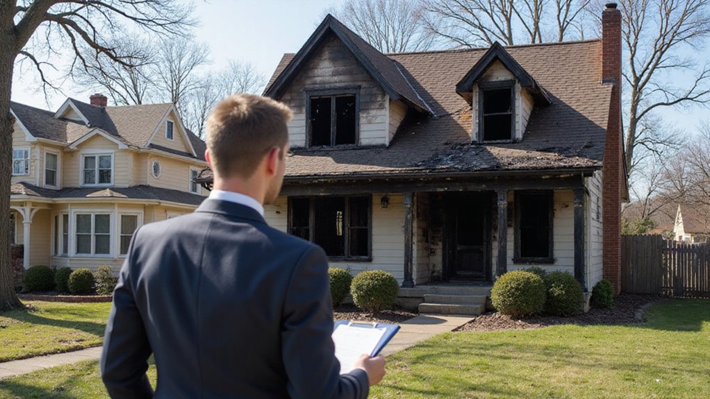 sell fire damaged house quickly