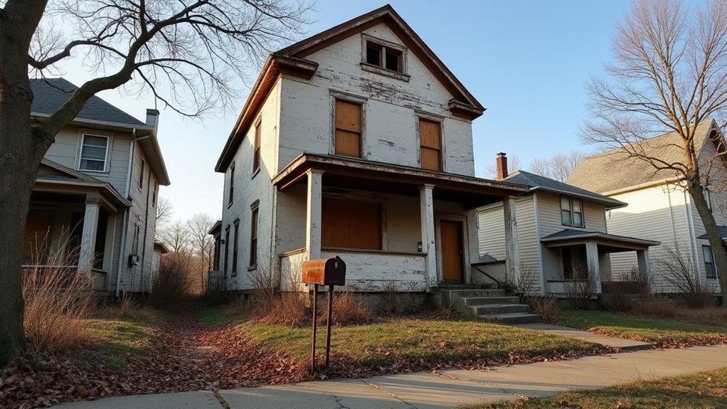 vacant houses attract damage